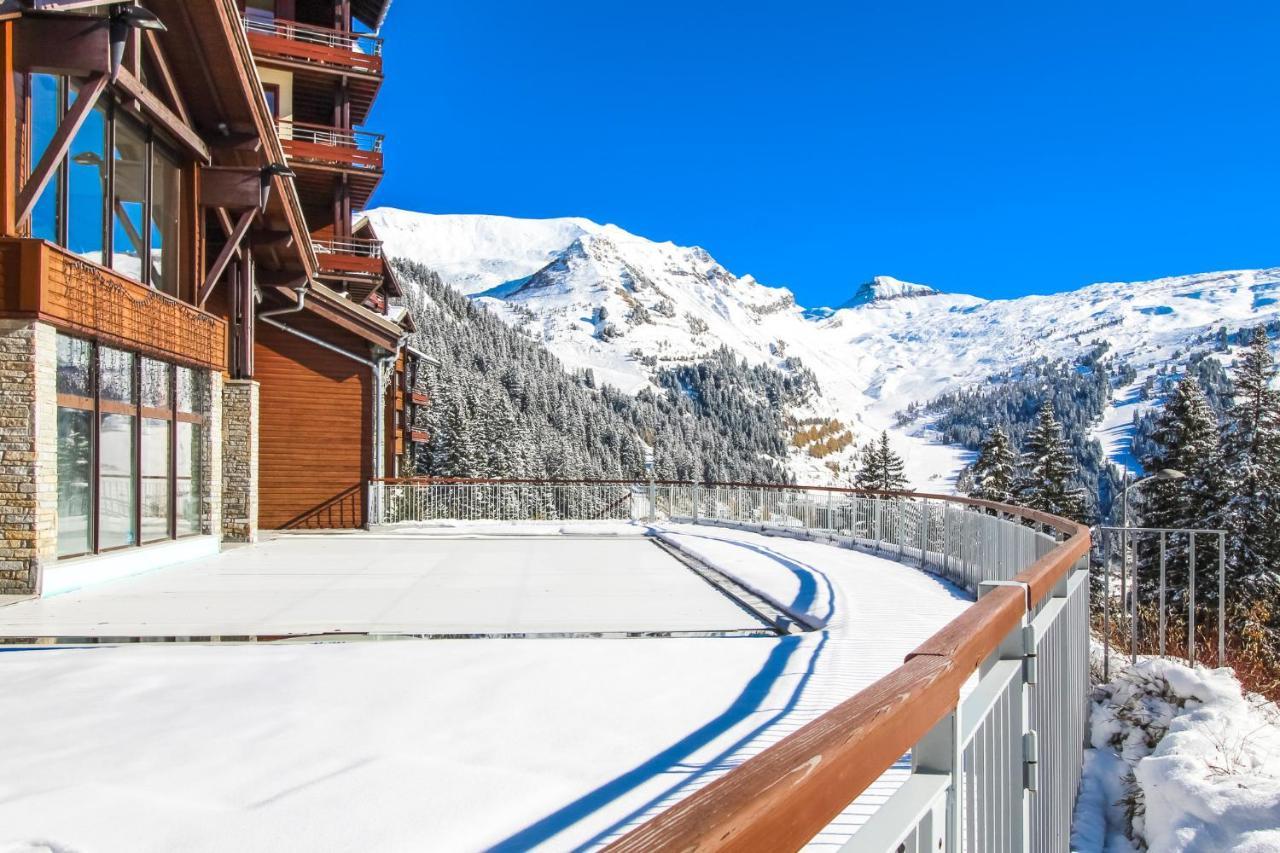South Facing 2-Bed Apartment With Fireplace, Terrasses Deos Flaine Eksteriør bilde