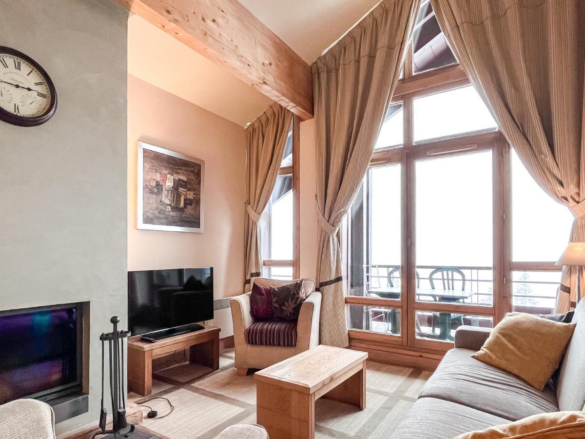 South Facing 2-Bed Apartment With Fireplace, Terrasses Deos Flaine Eksteriør bilde