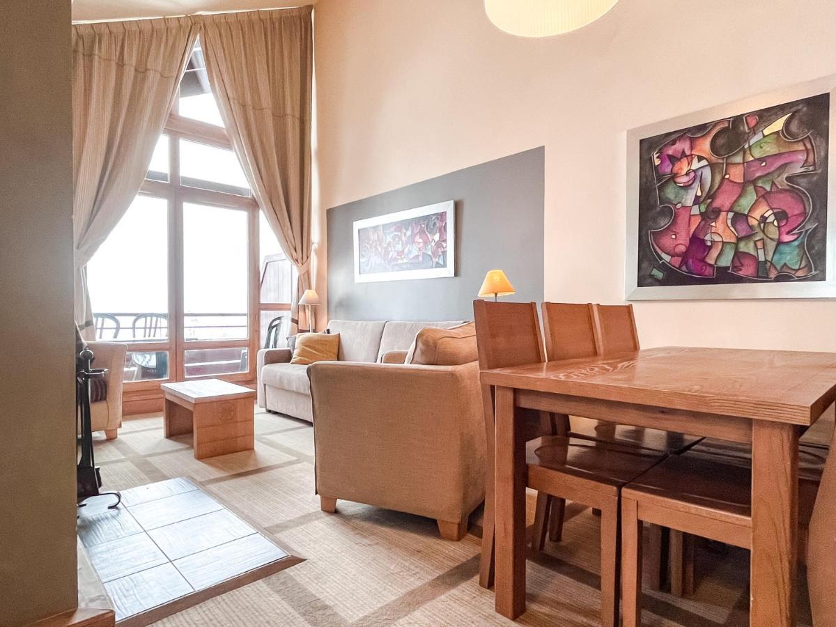 South Facing 2-Bed Apartment With Fireplace, Terrasses Deos Flaine Eksteriør bilde