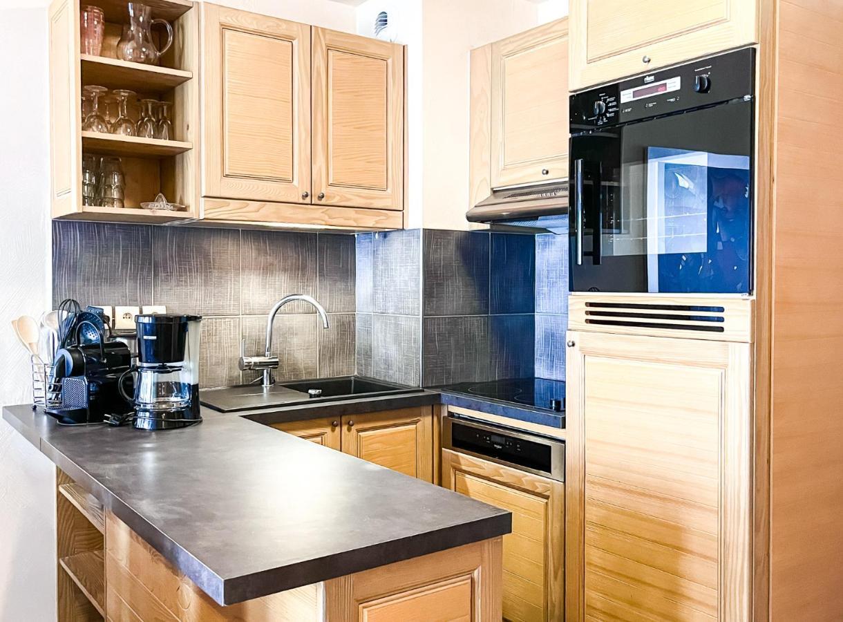 South Facing 2-Bed Apartment With Fireplace, Terrasses Deos Flaine Eksteriør bilde