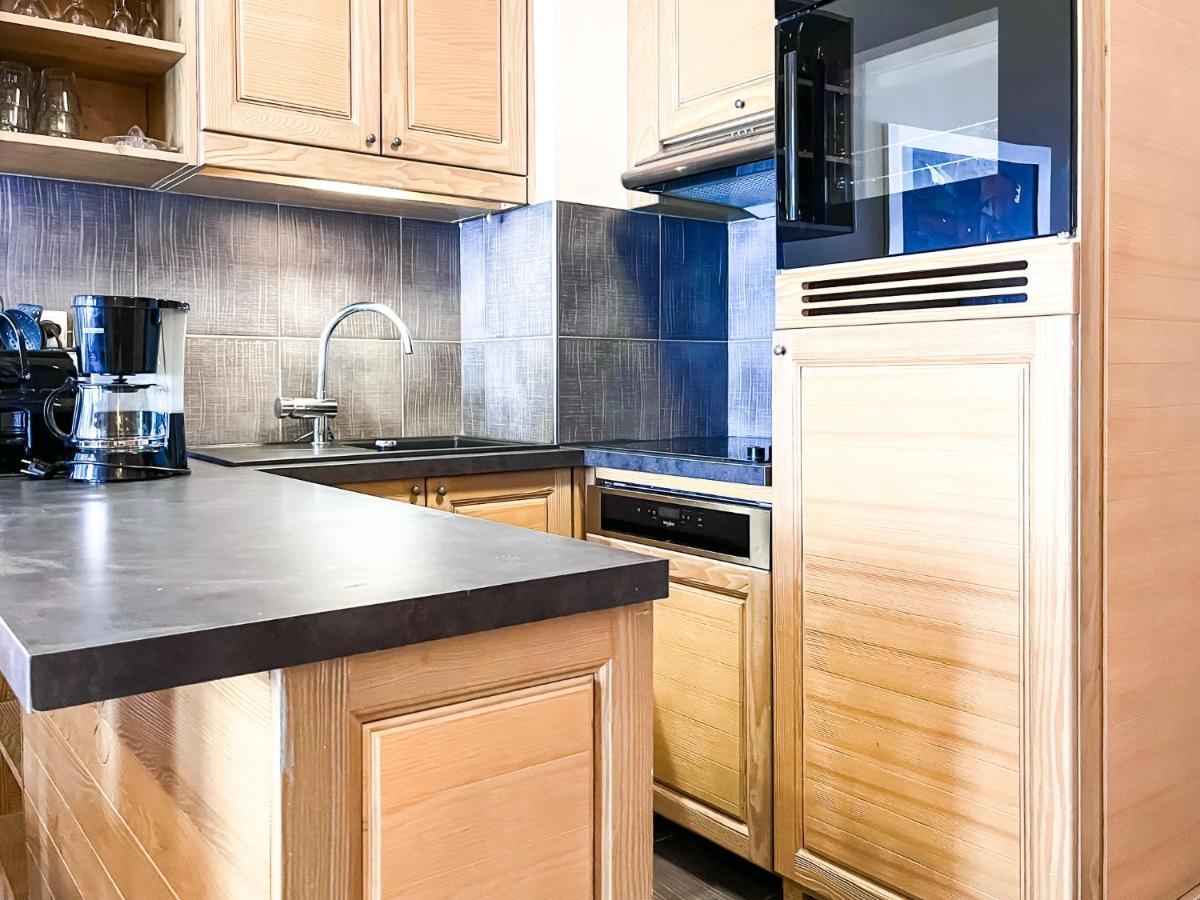 South Facing 2-Bed Apartment With Fireplace, Terrasses Deos Flaine Eksteriør bilde