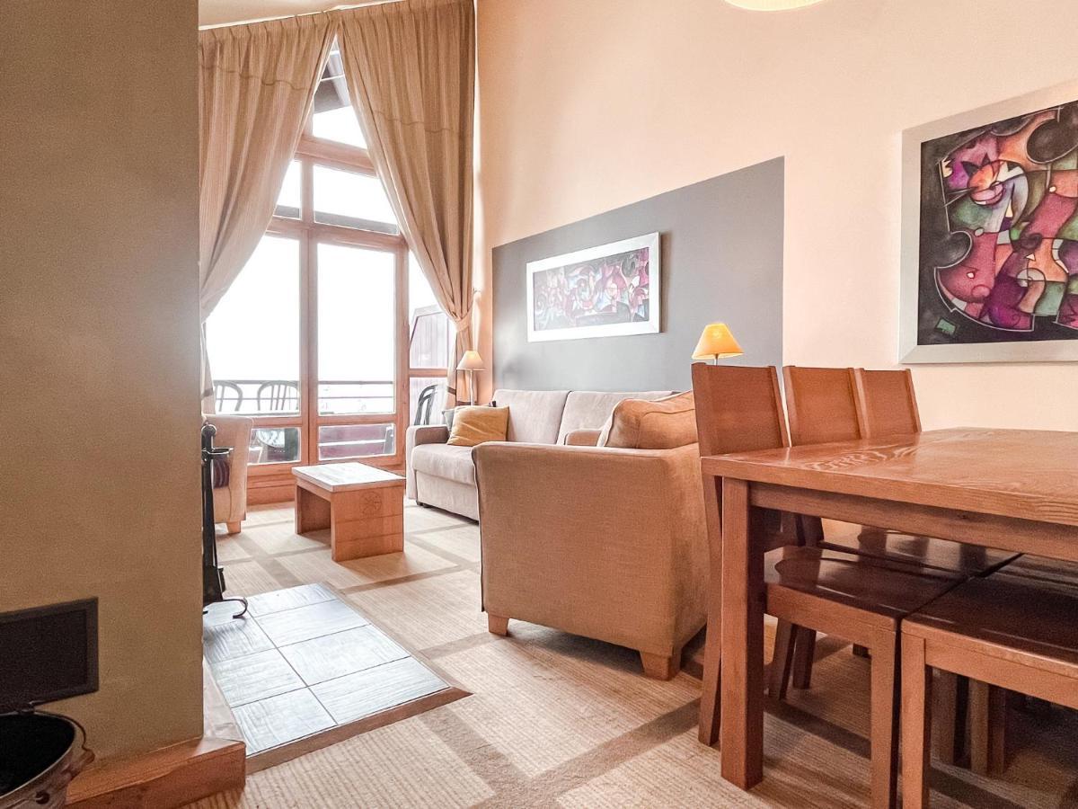 South Facing 2-Bed Apartment With Fireplace, Terrasses Deos Flaine Eksteriør bilde