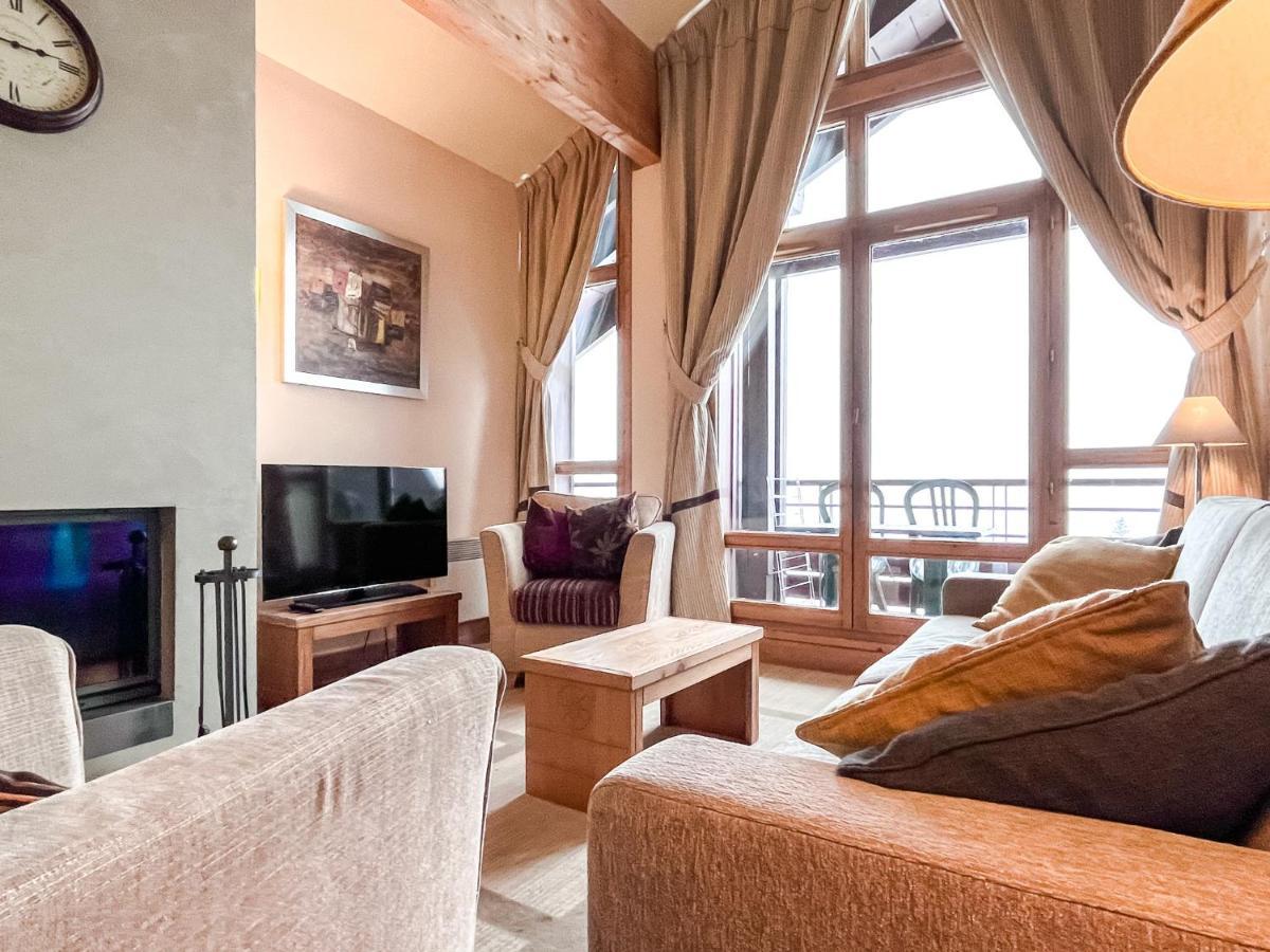 South Facing 2-Bed Apartment With Fireplace, Terrasses Deos Flaine Eksteriør bilde
