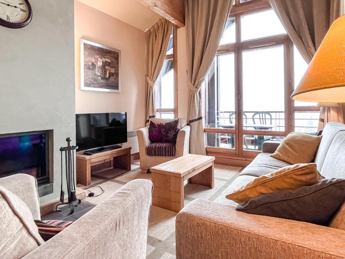 South Facing 2-Bed Apartment With Fireplace, Terrasses Deos Flaine Eksteriør bilde