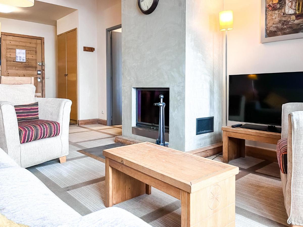 South Facing 2-Bed Apartment With Fireplace, Terrasses Deos Flaine Eksteriør bilde