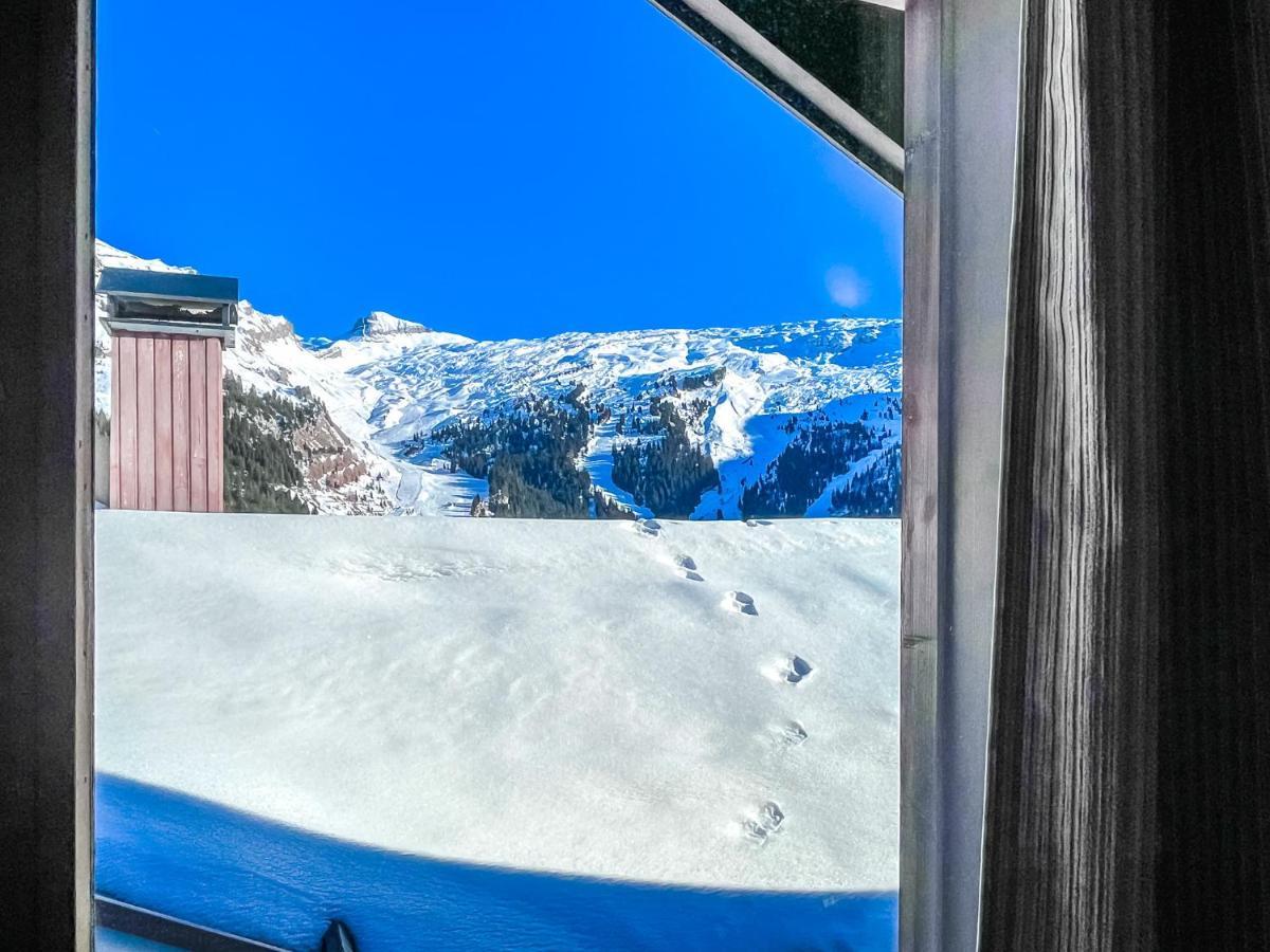 South Facing 2-Bed Apartment With Fireplace, Terrasses Deos Flaine Eksteriør bilde