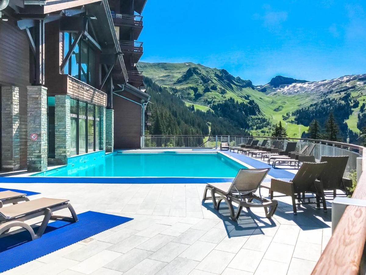 South Facing 2-Bed Apartment With Fireplace, Terrasses Deos Flaine Eksteriør bilde